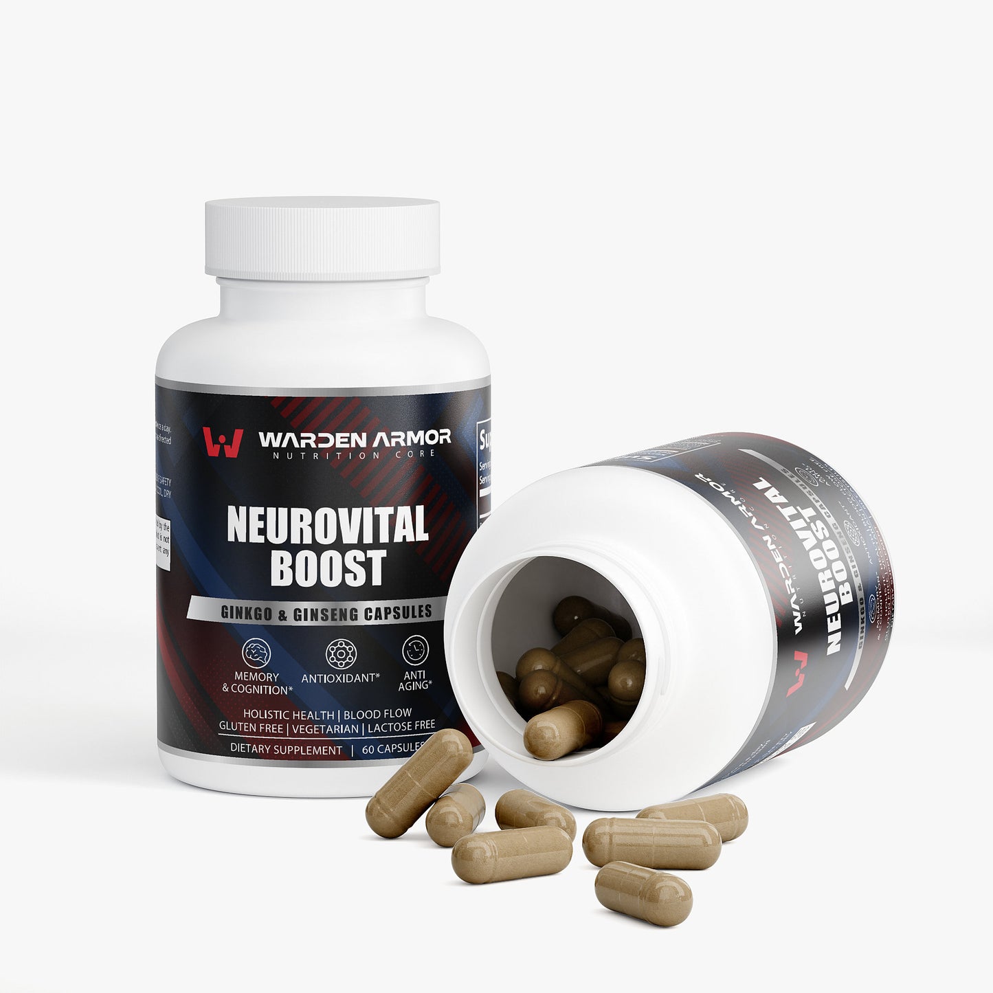 NeuroVital Boost | Ginkgo & Ginseng Brain & Energy Support Capsules