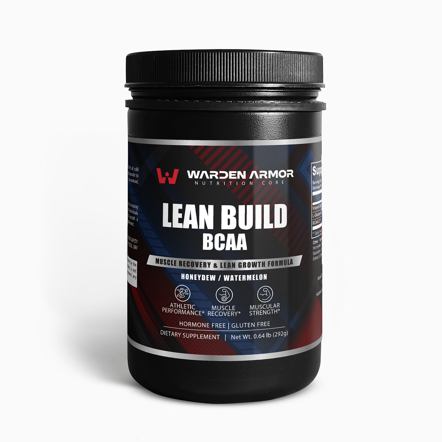 Lean Build | BCAA + Glutamine Muscle Recovery & Growth Formula (Honeydew/Watermelon)