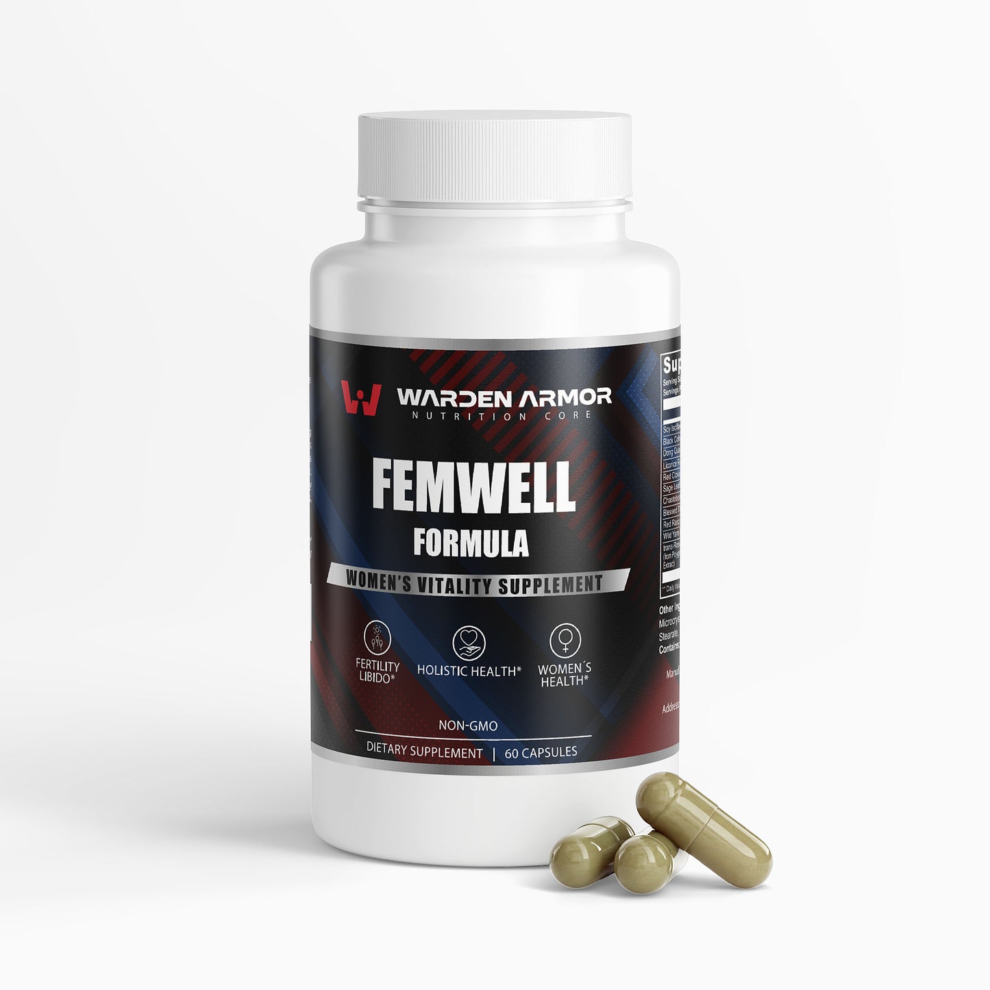 FemWell Formula I Women’s Vitality – Hormonal Balance & Wellness Support Supplement (60 Capsules)