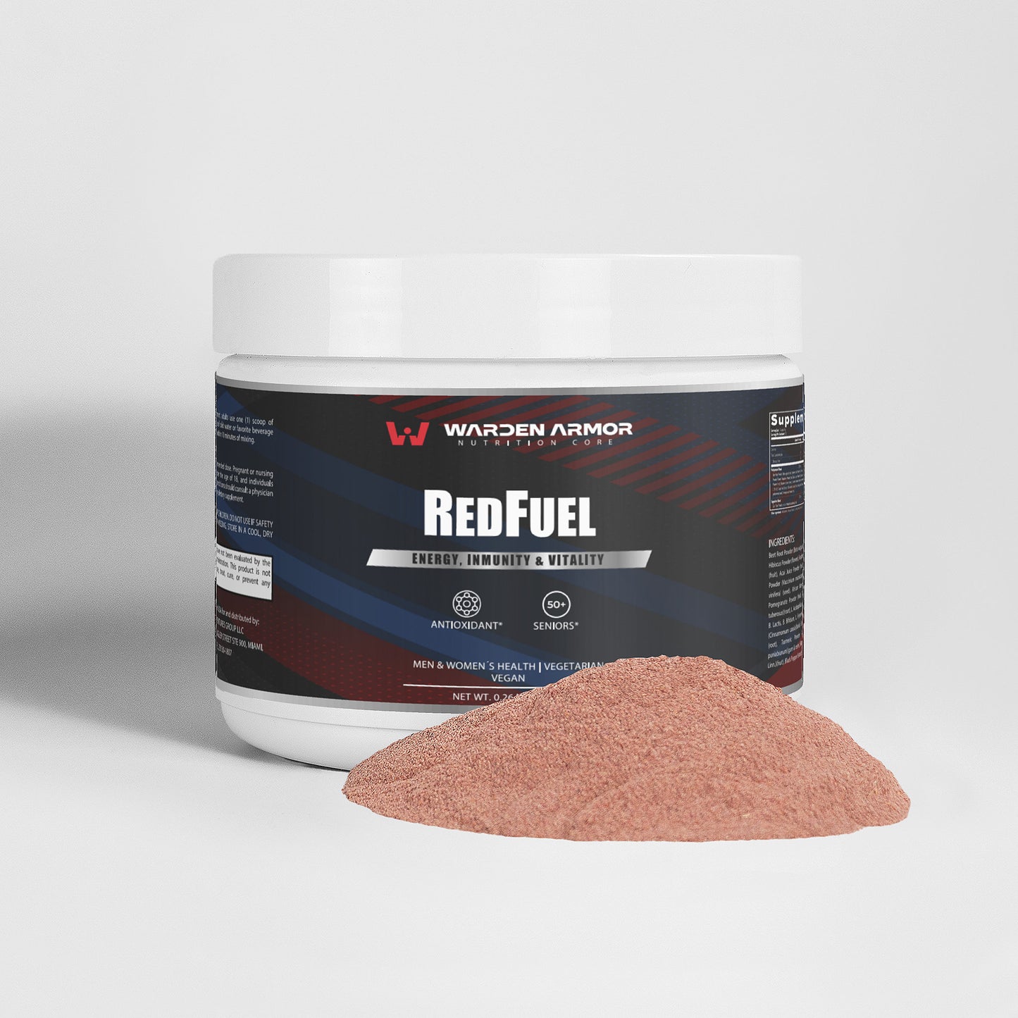 RedFuel I Antioxidant Blend with Beet Root, Berries & Botanicals for Energy, Immunity & Vitality
