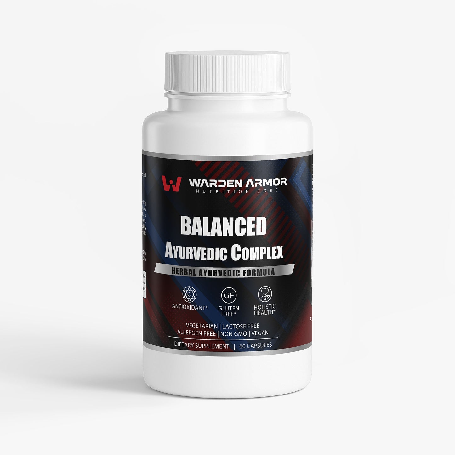 Balanced Ayurvedic Complex | Ashwagandha, Turmeric & Holy Basil for Stress & Vitality