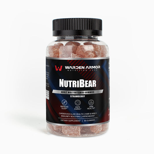 NutriBear I Adult Multivitamin Gummies – Complete Daily Wellness & Immune Support | Strawberry Flavor