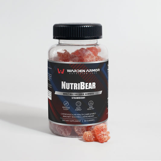 NutriBear I Adult Multivitamin Gummies – Complete Daily Wellness & Immune Support | Strawberry Flavor