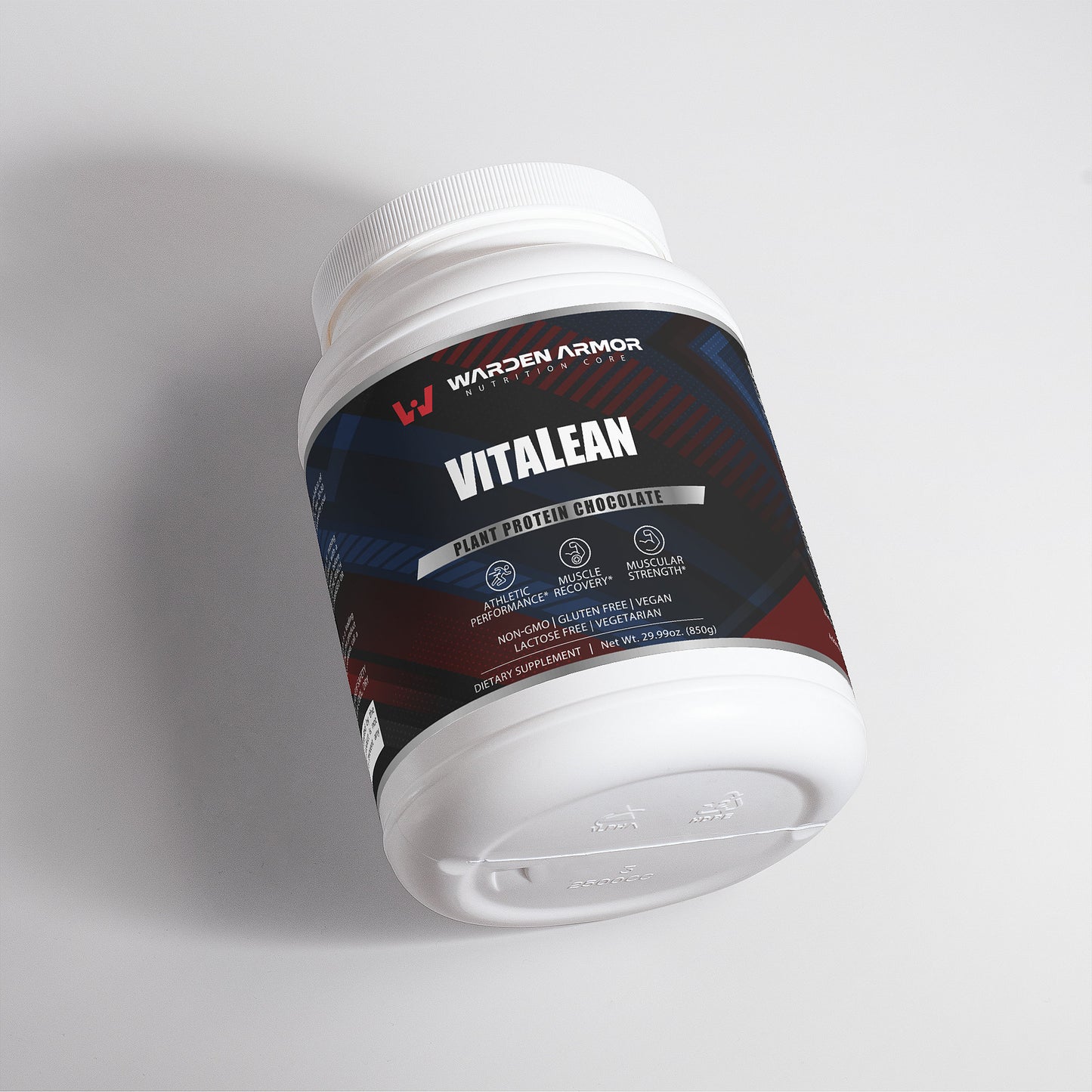 VitaLean Plant Protein – Chocolate Flavor – Vegan Lean Recovery Shake – Warden Armor Nutrition Core