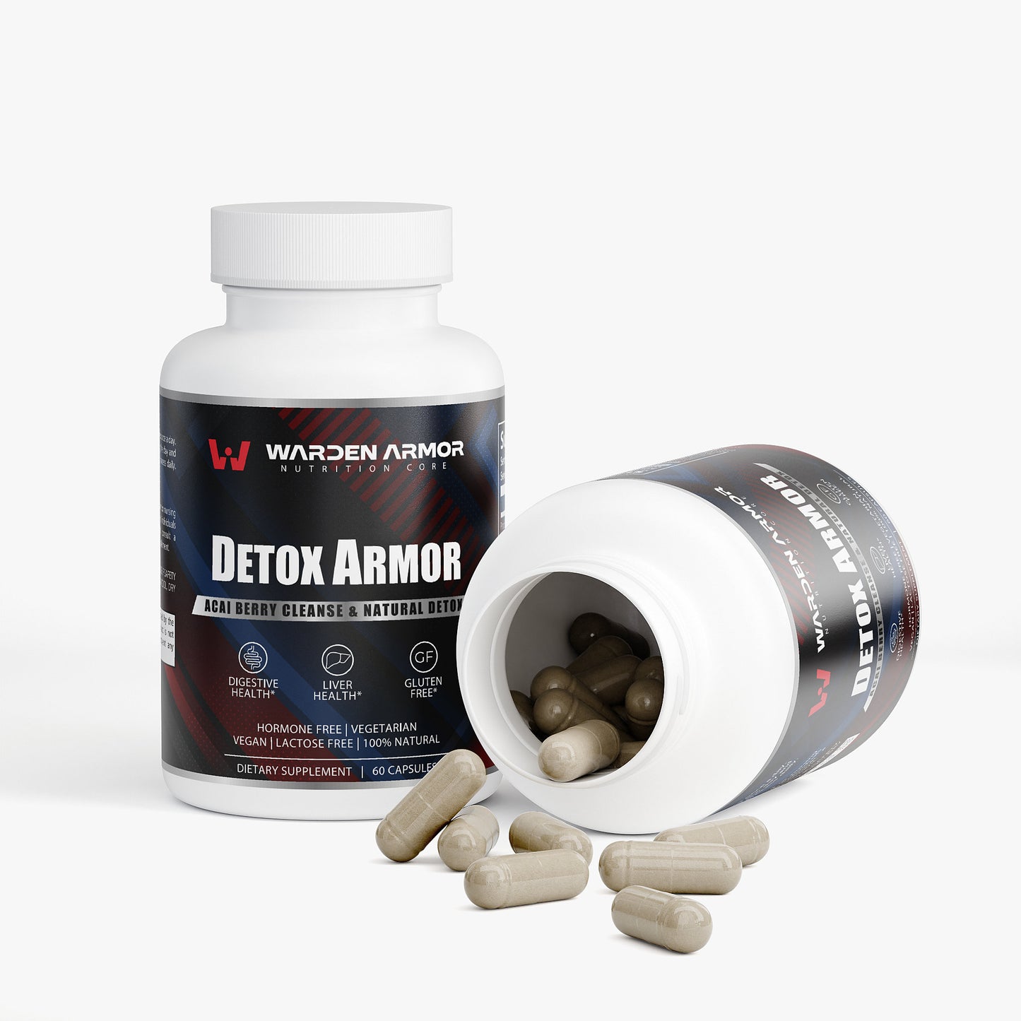 Detox Armor | Acai Berry Cleanse & Natural Detox Supplement – 60 Capsules