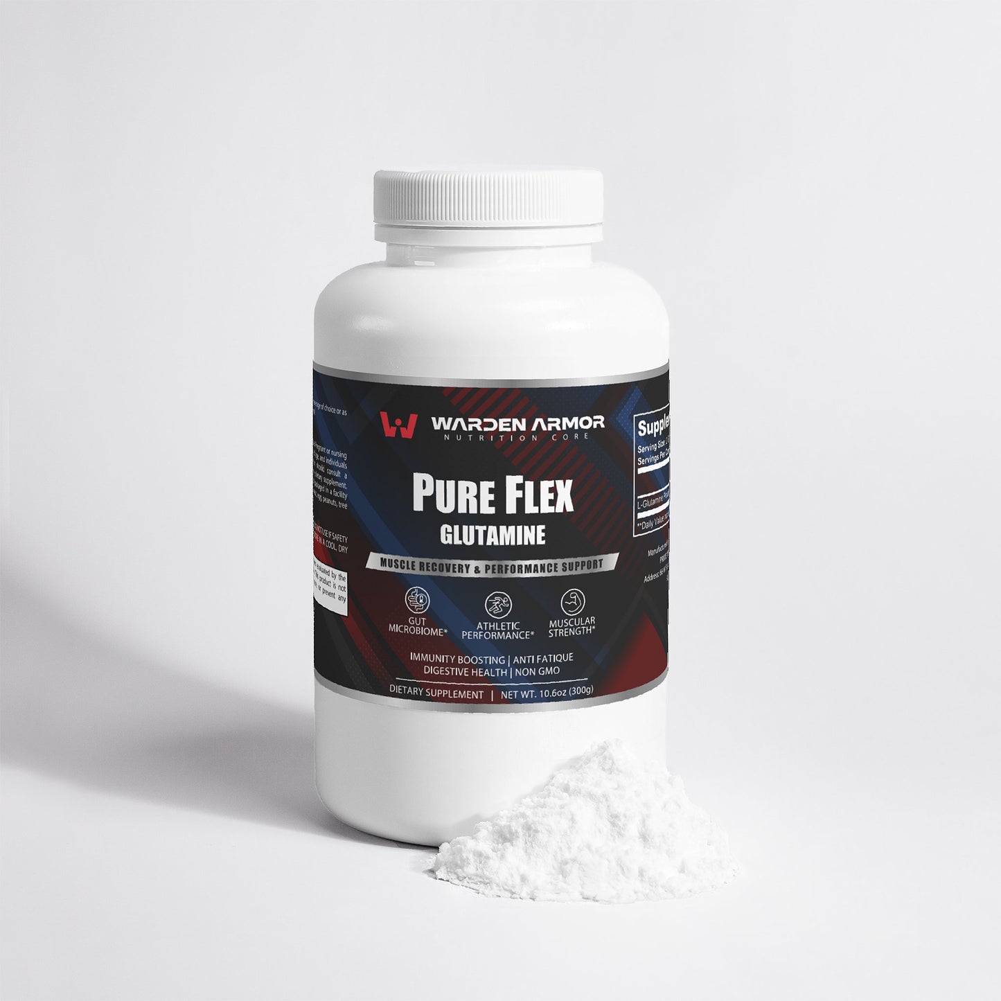 Pure Flex Glutamine | L-Glutamine Powder for Muscle Recovery & Immune Support