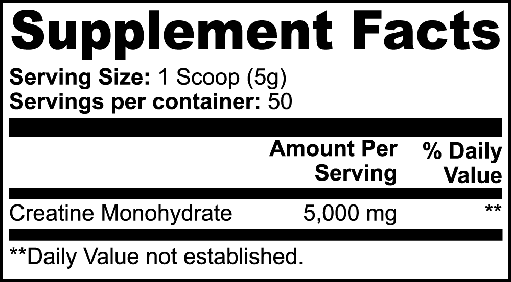PowerCore Creatine Monohydrate β Muscle Strength and Recovery Supplement by Warden Armor