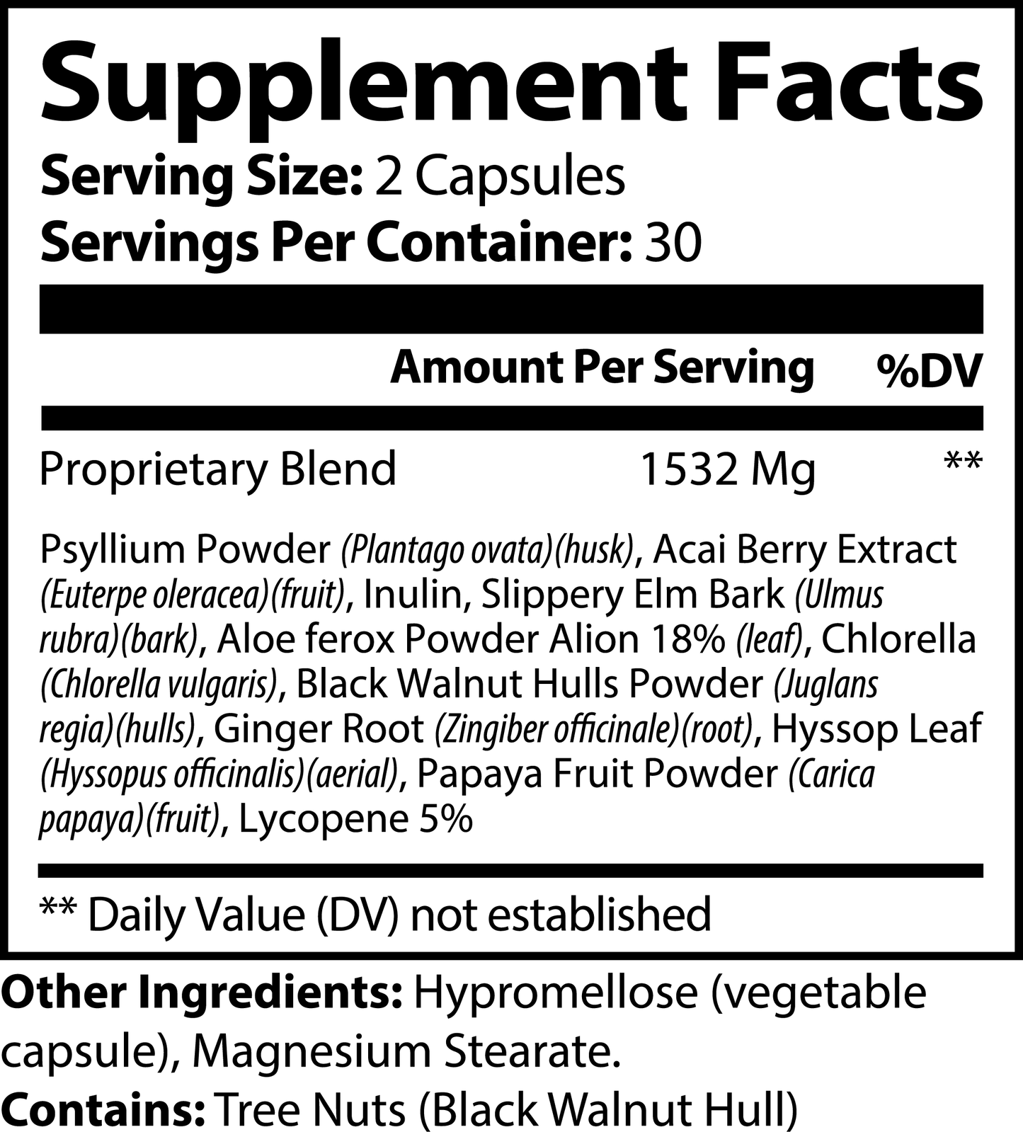 Detox Armor | Acai Berry Cleanse & Natural Detox Supplement – 60 Capsules