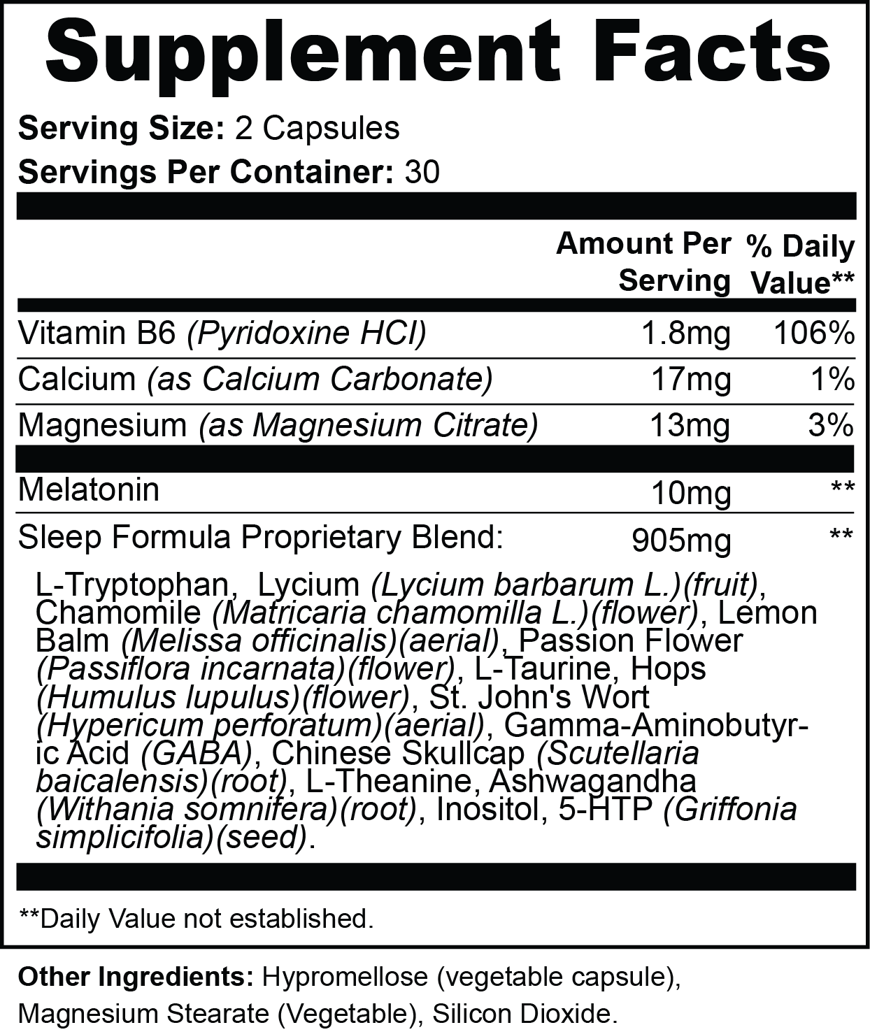 RestX I Natural Sleep Support Blend