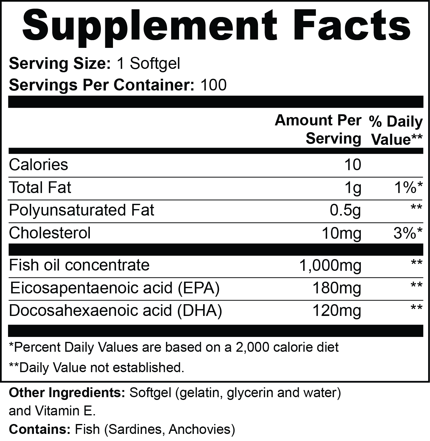VitalFlow Omega-3 Complex – EPA + DHA Softgels – Heart, Brain & Joint Support – Warden Armor Nutrition Core