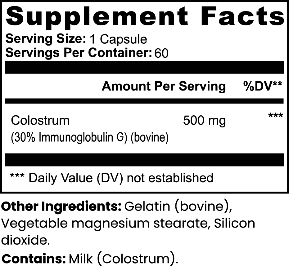 Immuno Colostrum I Premium Immune & Digestive Support