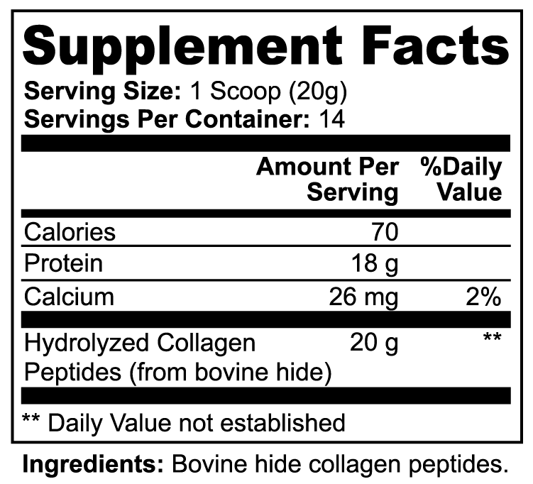 CollaPro Hydrolyzed Collagen by Warden Armor – Grass-Fed Peptides for Skin, Hair, and Joint Support.
