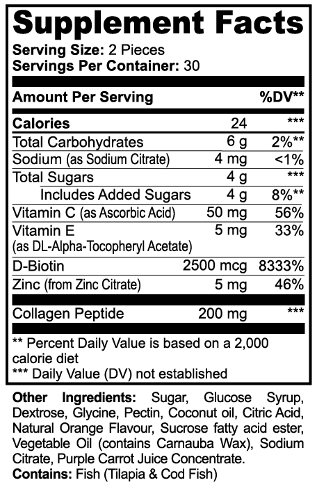 CollaGlow | Collagen Gummies with Vitamin C for Skin, Hair & Joint Support