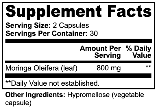 Moringa Pure | Plant-Based Superfood for Energy, Immunity & Wellness