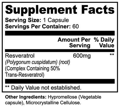 ResveraCore Resveratrol Antioxidant Supplement – Cellular Vitality and Heart Health Support – Warden Armor Nutrition Core