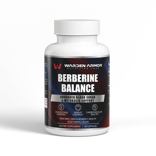 Berberine Balance – Blood Sugar and Metabolic Support Supplement by Warden Armor.