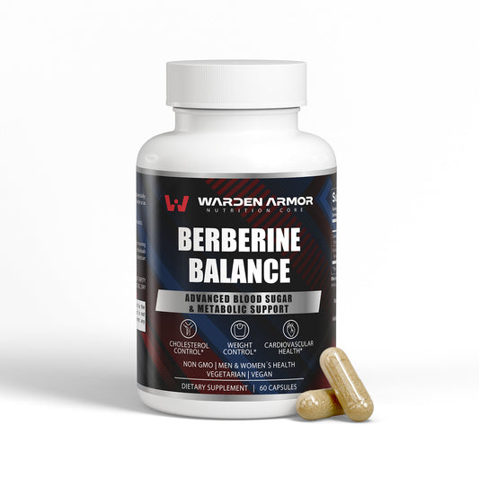 Berberine Balance – Blood Sugar and Metabolic Support Supplement by Warden Armor.