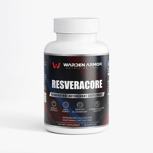 ResveraCore Resveratrol Antioxidant Supplement – Cellular Vitality and Heart Health Support – Warden Armor Nutrition Core