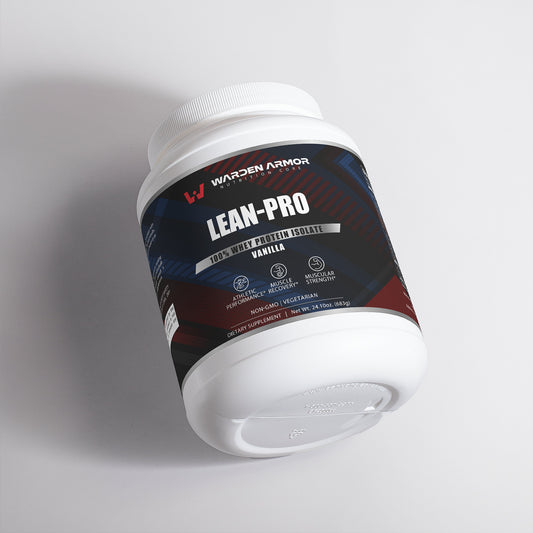 Lean-Pro (Vanilla) I 100% Whey Protein Isolate Vanilla β Fast-Absorbing Protein for Fitness & Wellness