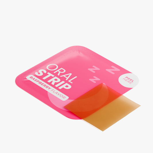 Sleep Strips I Buy Raspberry Sleep Strips with Melatonin – Fast-Acting Sleep Aid