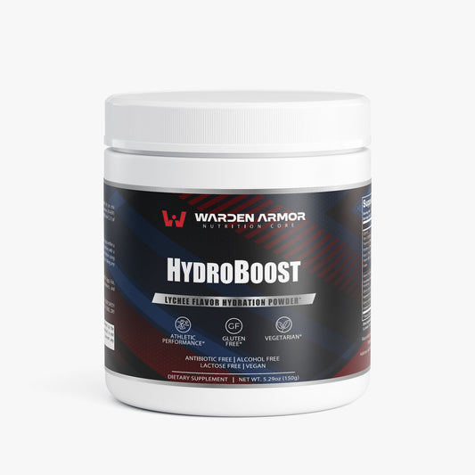 HydroBoost – Lychee Electrolyte Hydration Powder for Energy & Recovery
