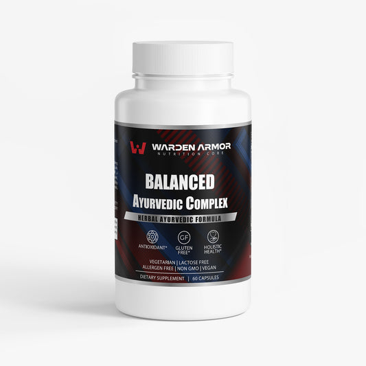 Balanced Ayurvedic Complex | Ashwagandha, Turmeric & Holy Basil for Stress & Vitality