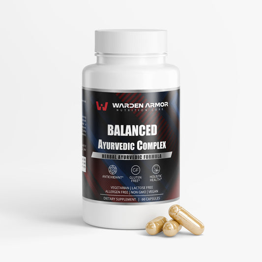 Balanced Ayurvedic Complex | Ashwagandha, Turmeric & Holy Basil for Stress & Vitality