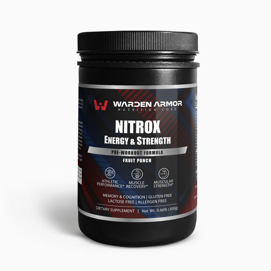 NitroX Pre-Workout – Explosive Energy and Strength Formula by Warden Armor