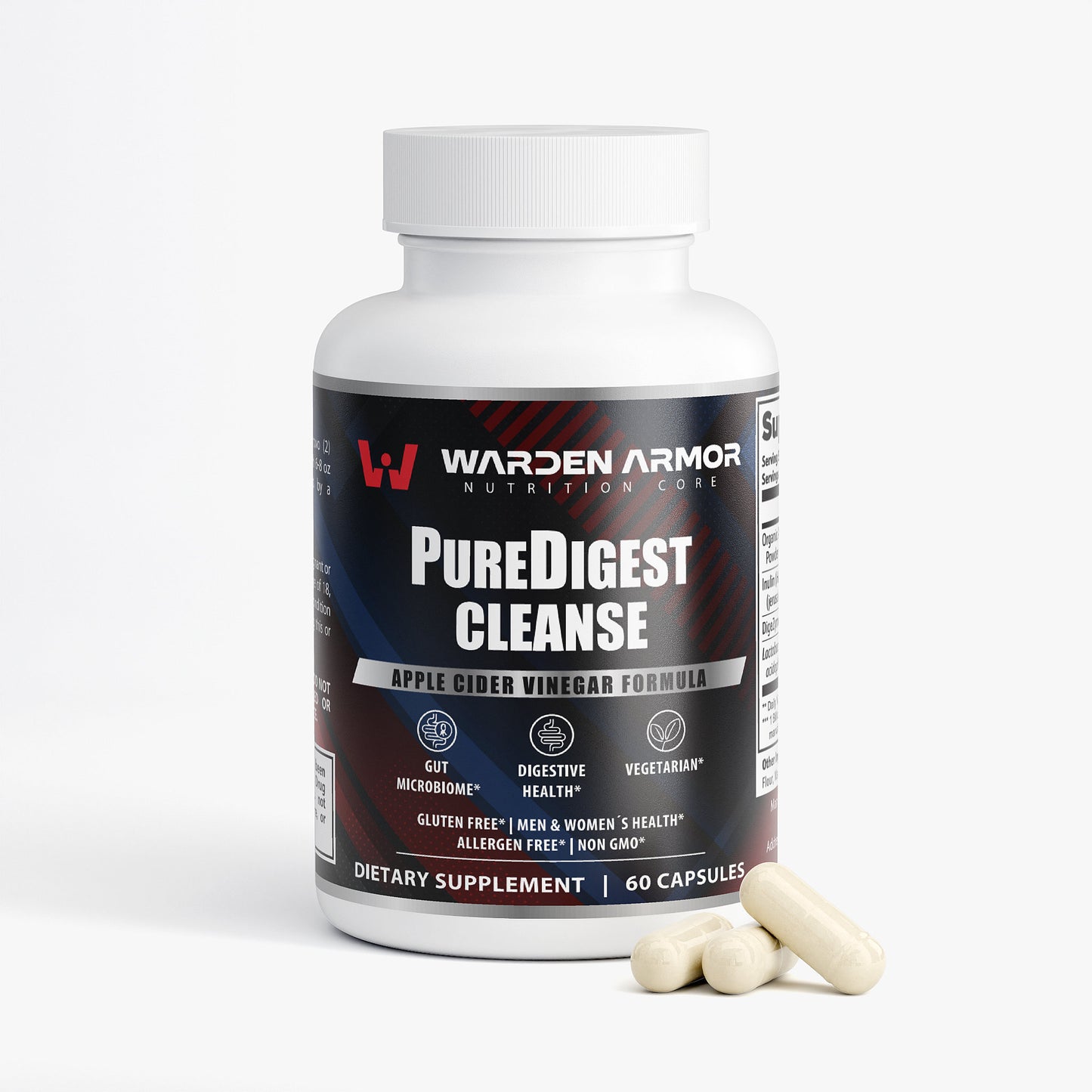 PureDigest Cleanse | Apple Cider Vinegar + Probiotic Detox Capsules