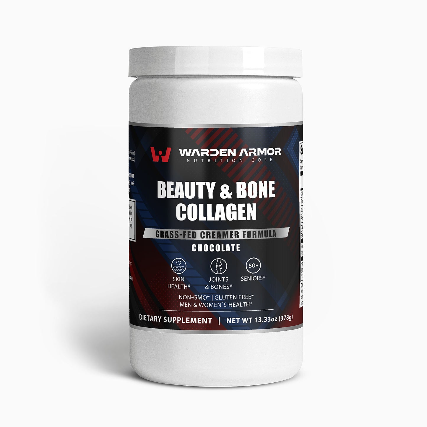 Beauty & Bone | Grass-Fed Collagen Protein Powder with MCTs (Chocolate)