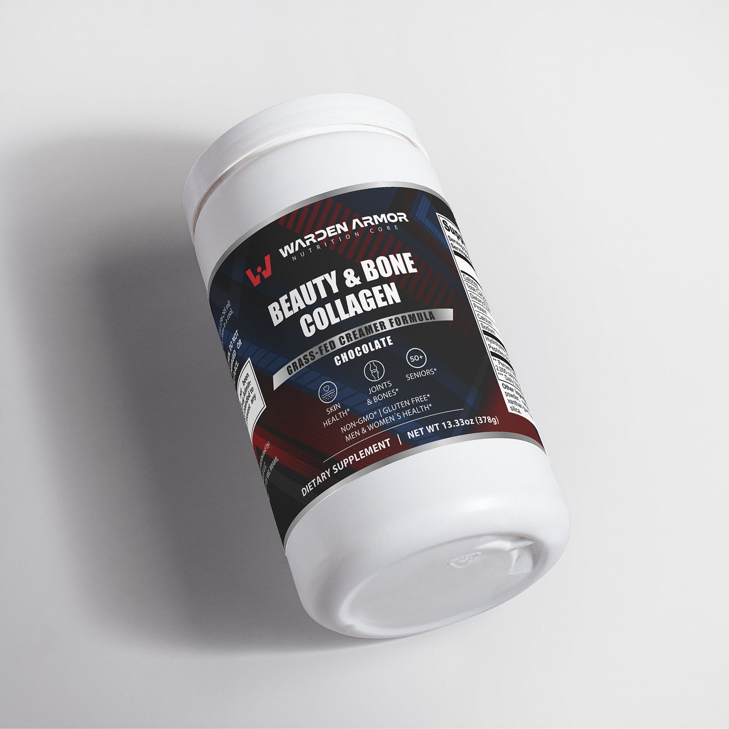 Beauty & Bone | Grass-Fed Collagen Protein Powder with MCTs (Chocolate)