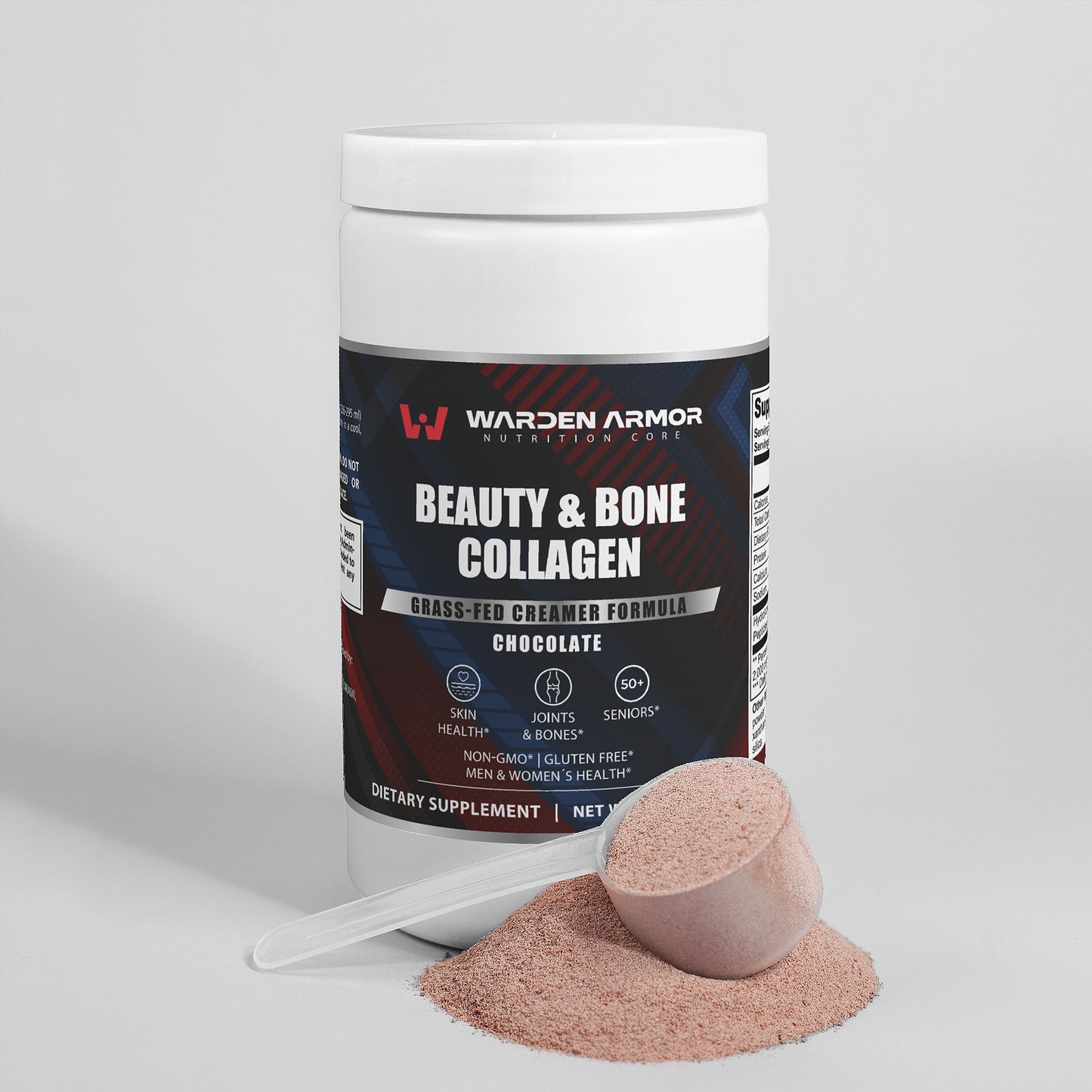 Beauty & Bone | Grass-Fed Collagen Protein Powder with MCTs (Chocolate)