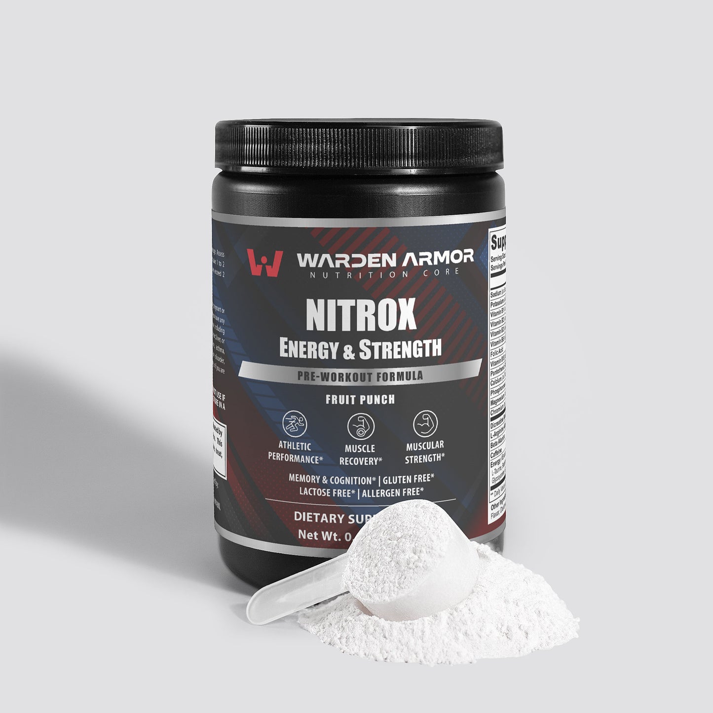 NitroX Pre-Workout – Explosive Energy and Strength Formula by Warden Armor