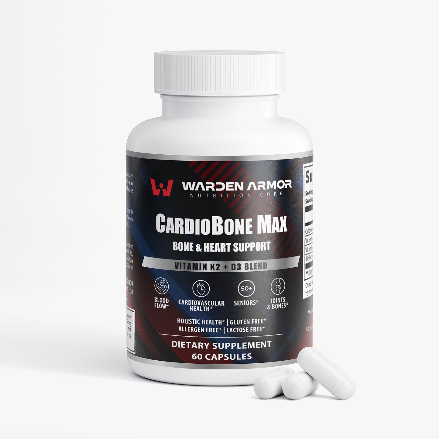 Cardio Bone Max | Bone & Heart Support with Vitamin D3, K2 & Calcium