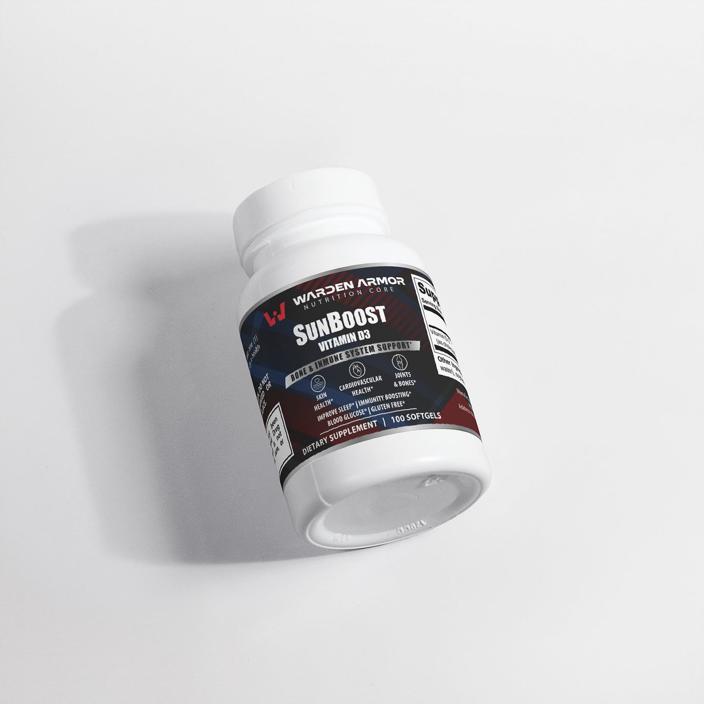 SunBoost Softgels – Vitamin D3 2,000 IU, Bone, Muscle & Immune System Support | Sunshine Vitamin Supplement