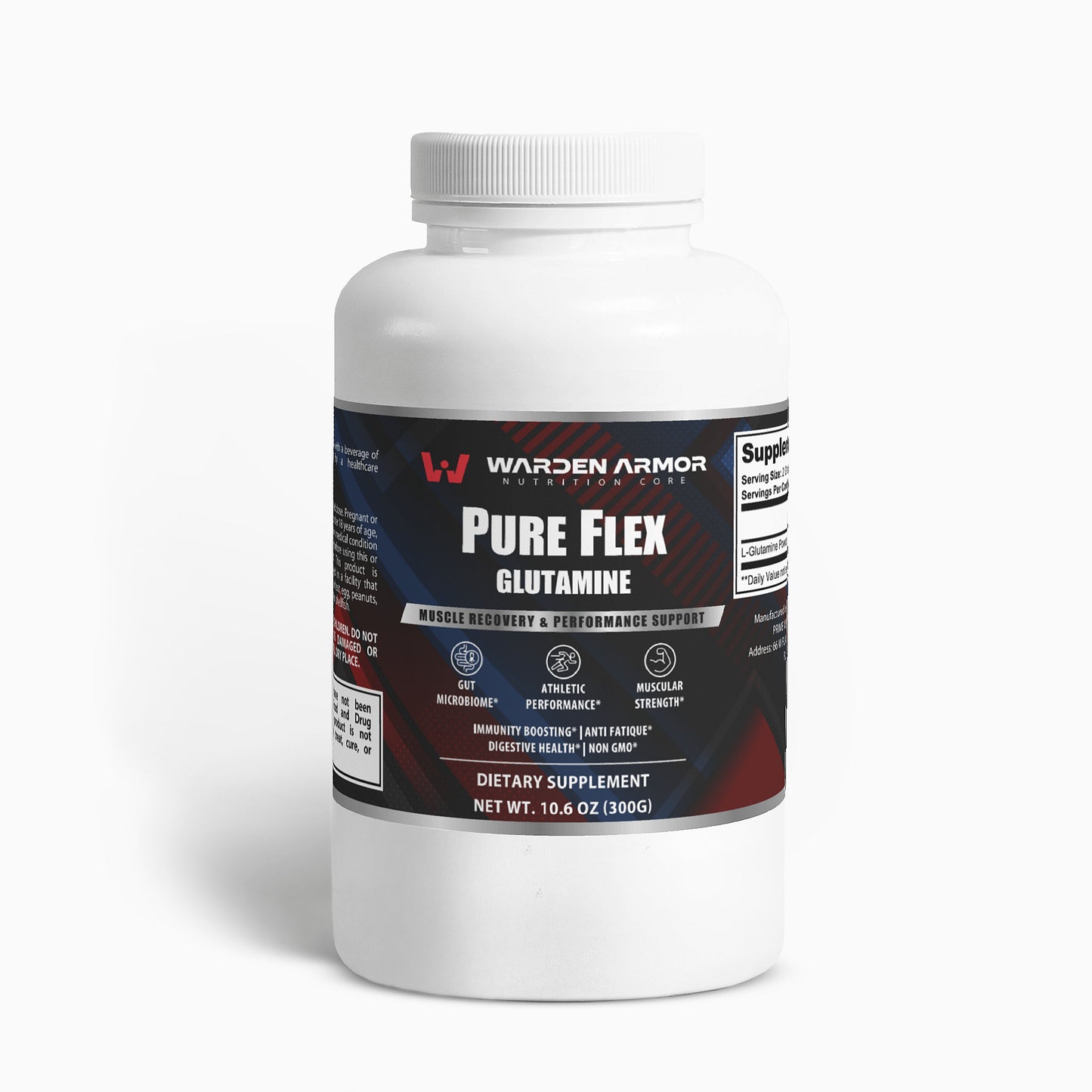 Pure Flex Glutamine | L-Glutamine Powder for Muscle Recovery & Immune Support