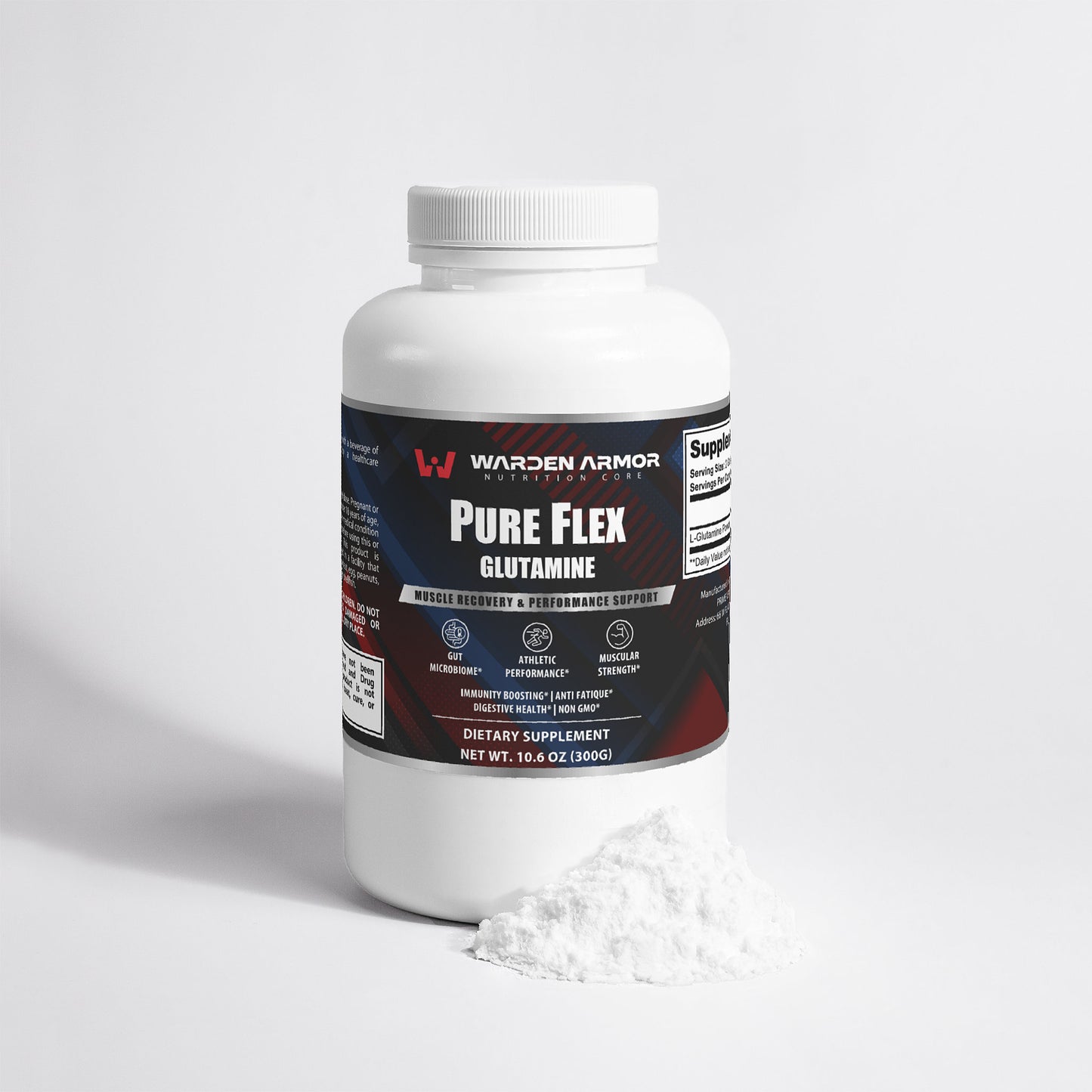 Pure Flex Glutamine | L-Glutamine Powder for Muscle Recovery & Immune Support