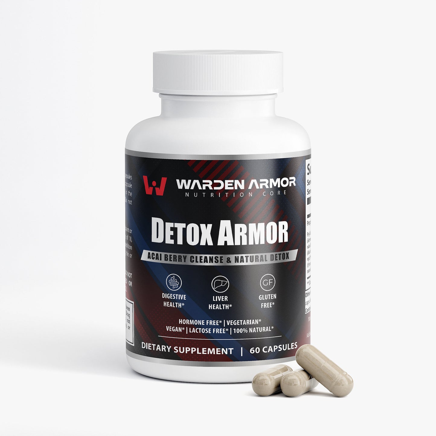 Detox Armor | Acai Berry Cleanse & Natural Detox Supplement – 60 Capsules