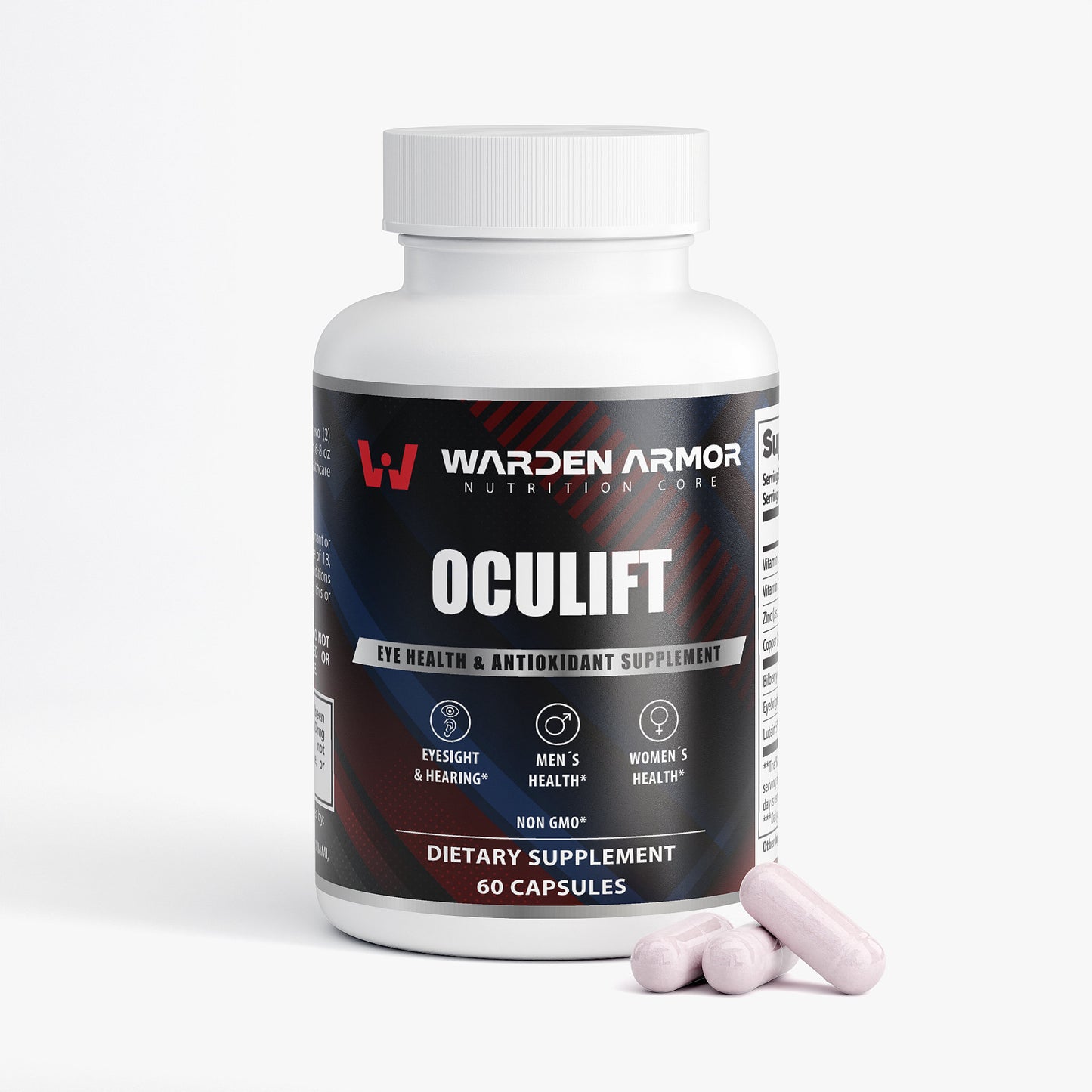 OcuLift Eye Health & Antioxidant Supplement – Vision Support with Lutein and Bilberry – Warden Armor Nutrition Core