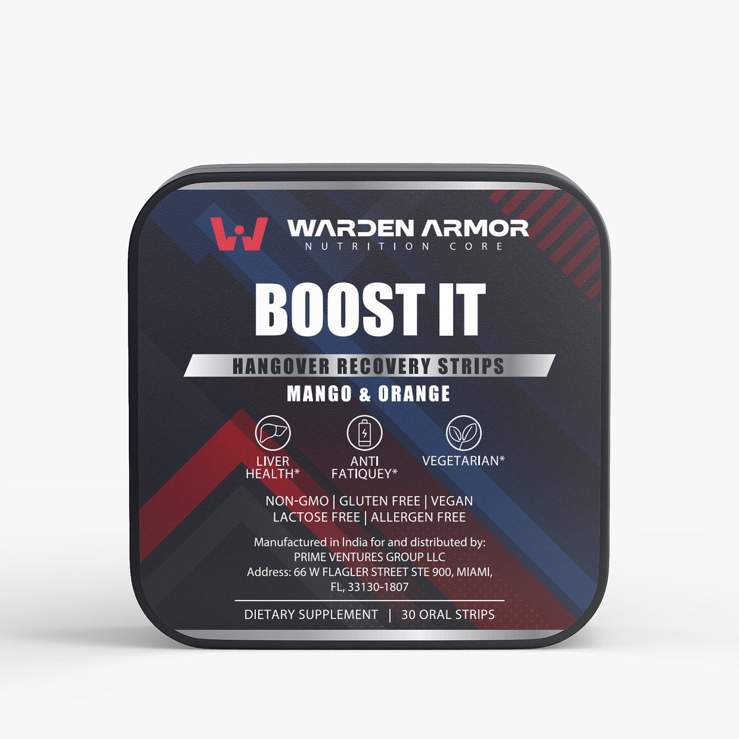 Boost It | Hangover Recovery & Hydration Strips – Mango & Orange Flavor