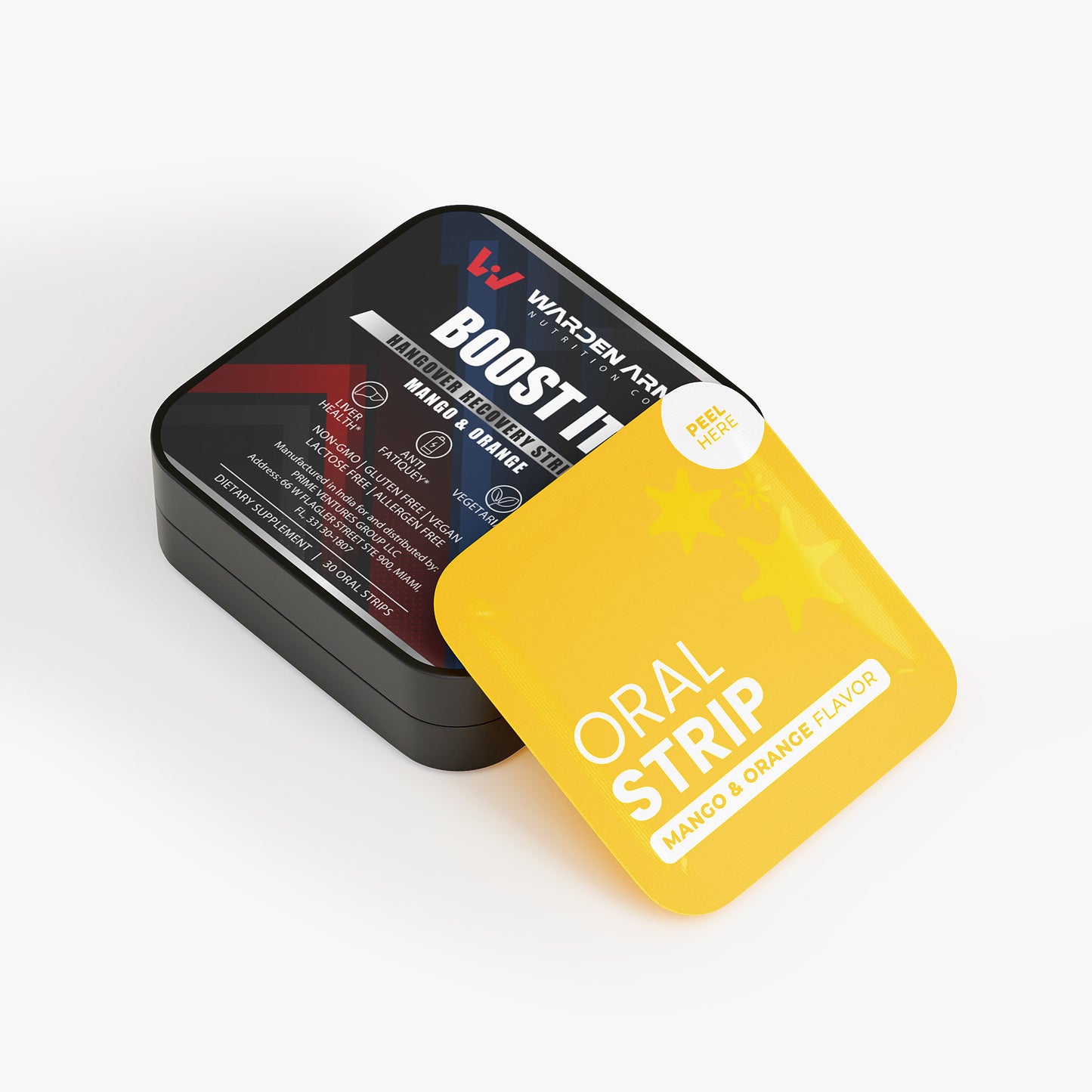 Boost It | Hangover Recovery & Hydration Strips – Mango & Orange Flavor
