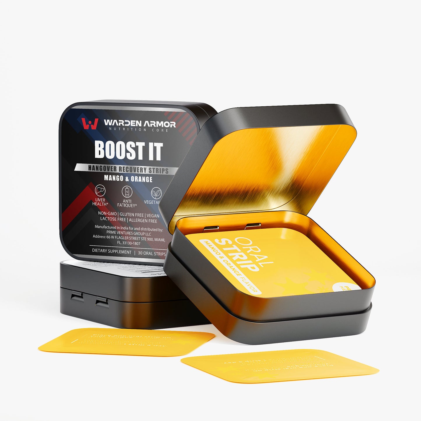 Boost It | Hangover Recovery & Hydration Strips – Mango & Orange Flavor