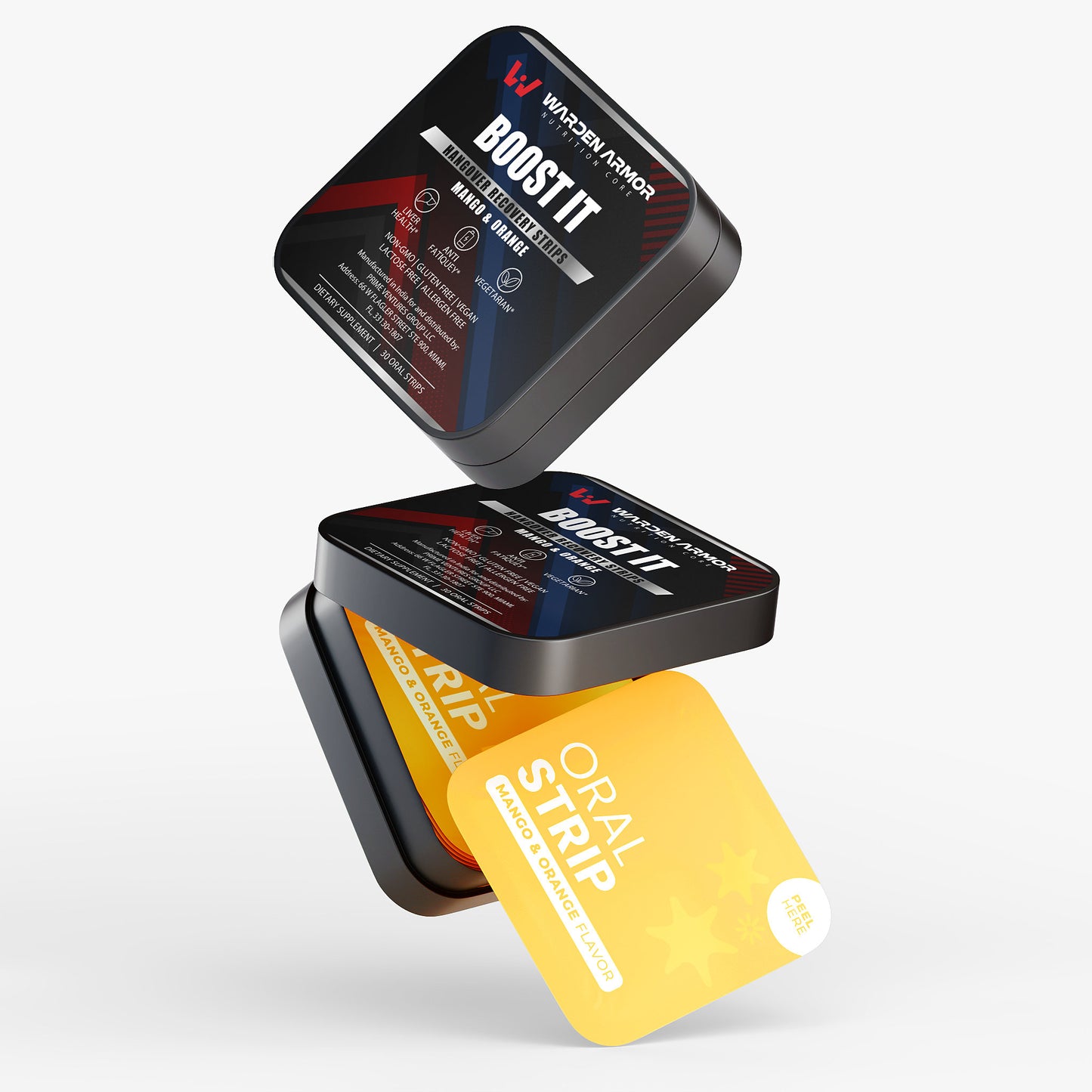 Boost It | Hangover Recovery & Hydration Strips – Mango & Orange Flavor