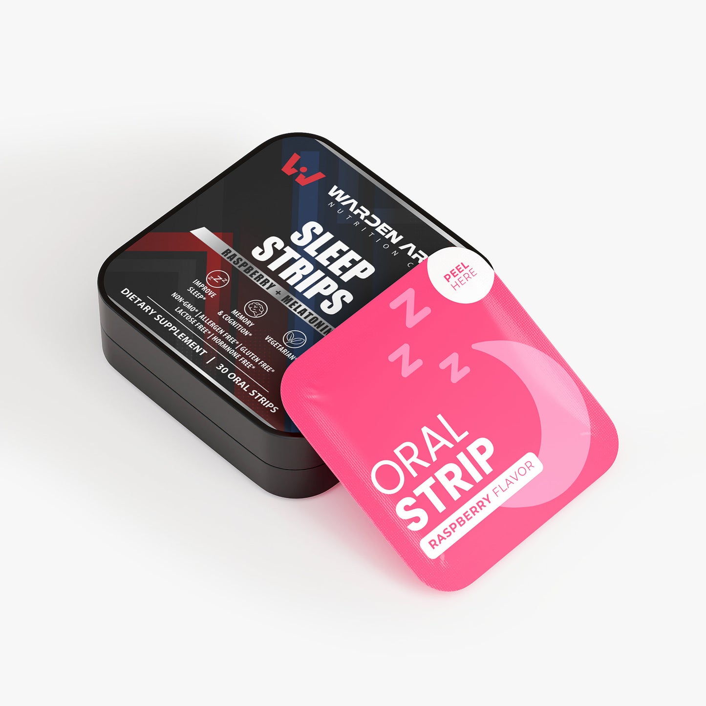 Sleep Strips I Buy Raspberry Sleep Strips with Melatonin – Fast-Acting Sleep Aid