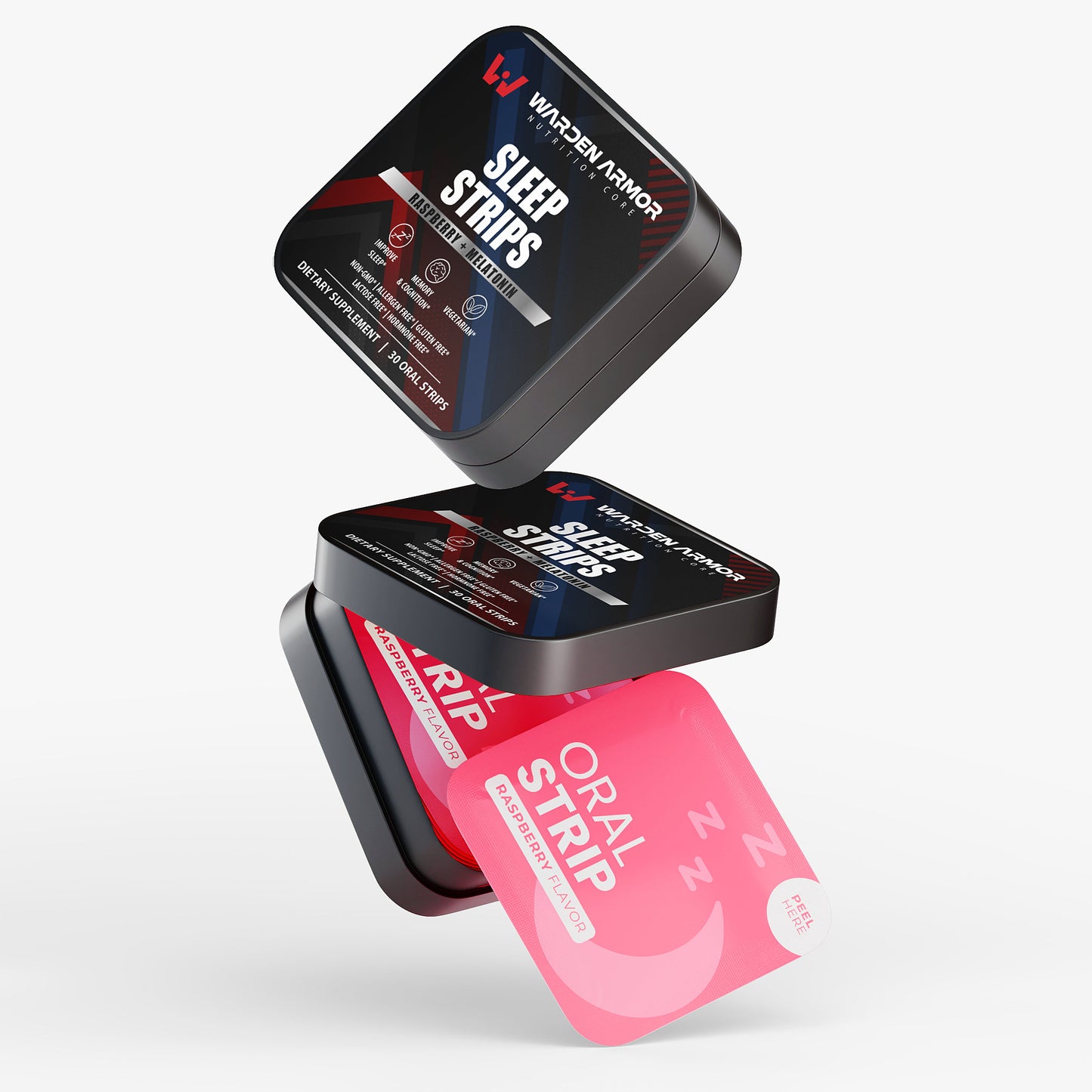 Sleep Strips I Buy Raspberry Sleep Strips with Melatonin – Fast-Acting Sleep Aid