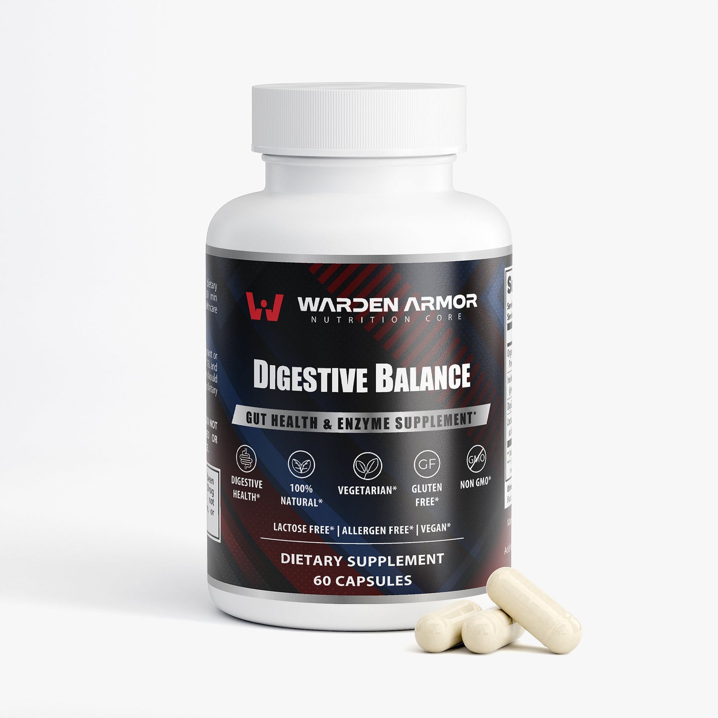 Digestive Balance – Probiotic + Enzyme Complex for Gut Health – Warden Armor Nutrition Core