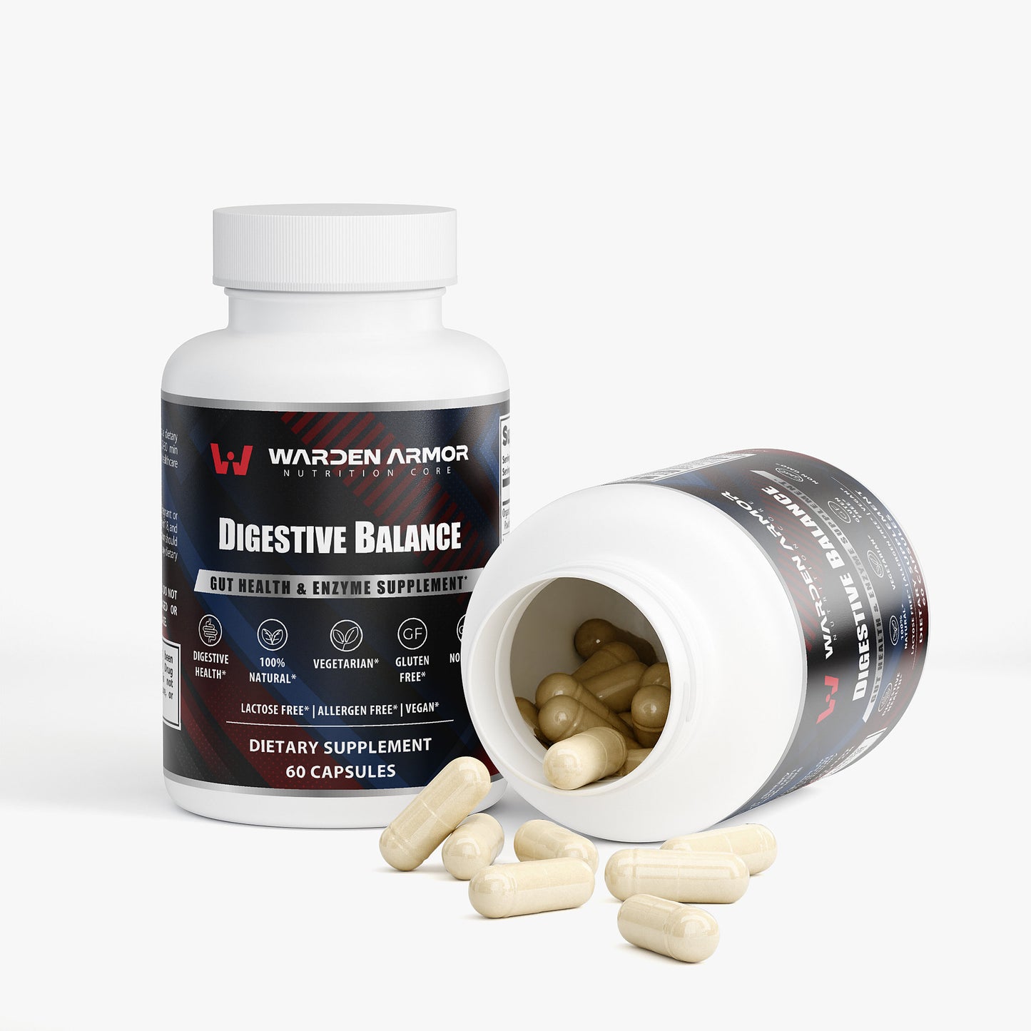 Digestive Balance – Probiotic + Enzyme Complex for Gut Health – Warden Armor Nutrition Core