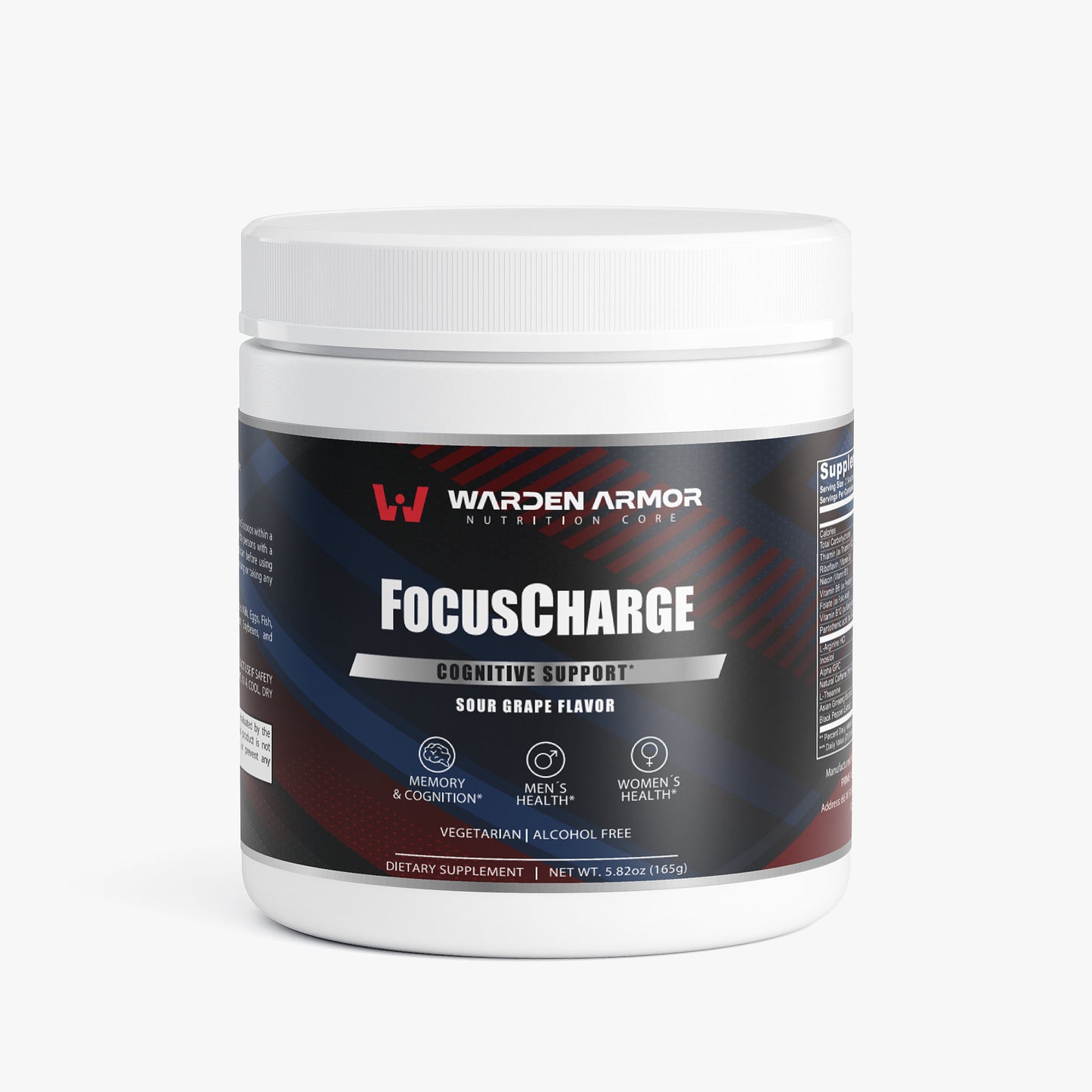 FocusCharge Powder (Sour Grape) | Cognitive Support & Energy Boost