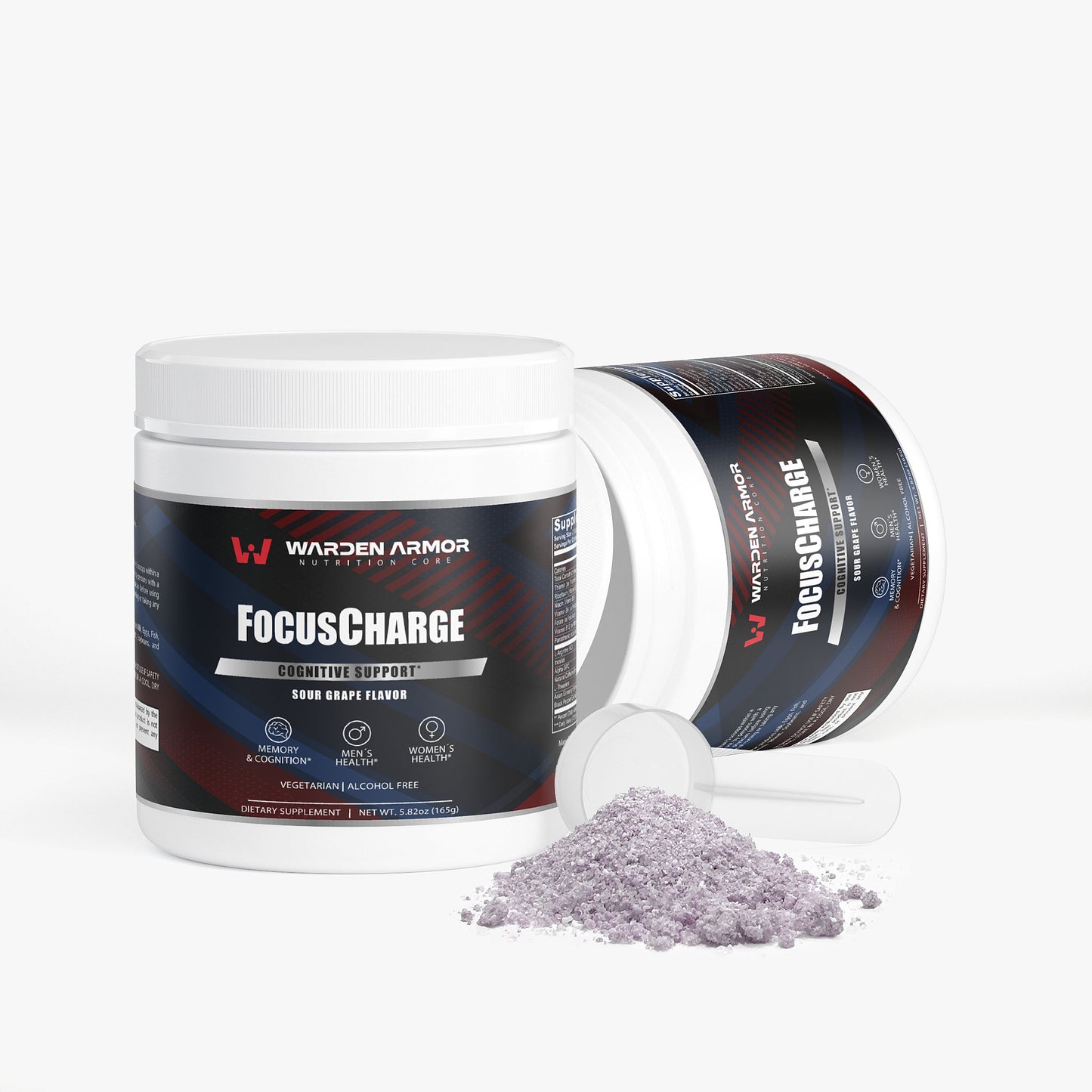 FocusCharge Powder (Sour Grape) | Cognitive Support & Energy Boost