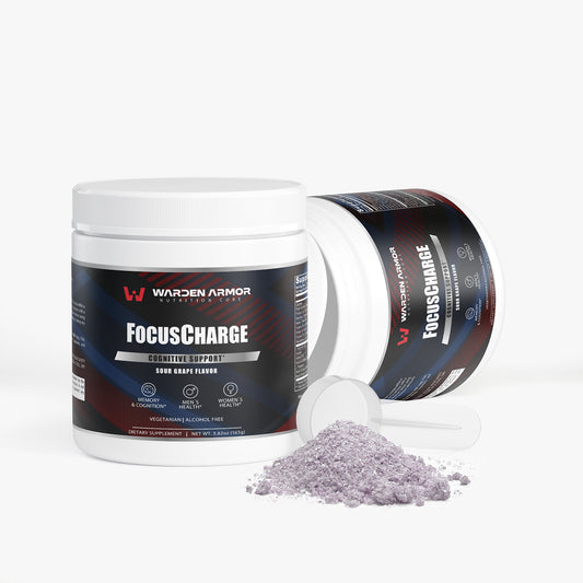 FocusCharge Powder (Sour Grape) | Cognitive Support & Energy Boost